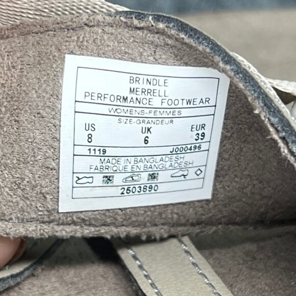 Merrell Sandals Womens Size 8 Tan Strappy Outdoor Comfort Casaul Thong Flip Flop - Picture 12 of 12